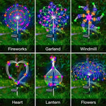 Solar LED Firework Garden Lights