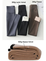 High Waist Fleece Workout Leggings