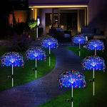Solar LED Firework Garden Lights