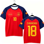 Spain Style 3D Print Football Jersey