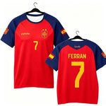 Spain Style 3D Print Football Jersey