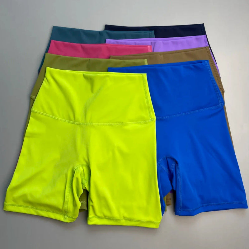 High Waist Nylon Yoga Short
