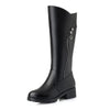 Gefütterte Damen Lederstiefel