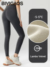 High Waist Fleece Workout Leggings